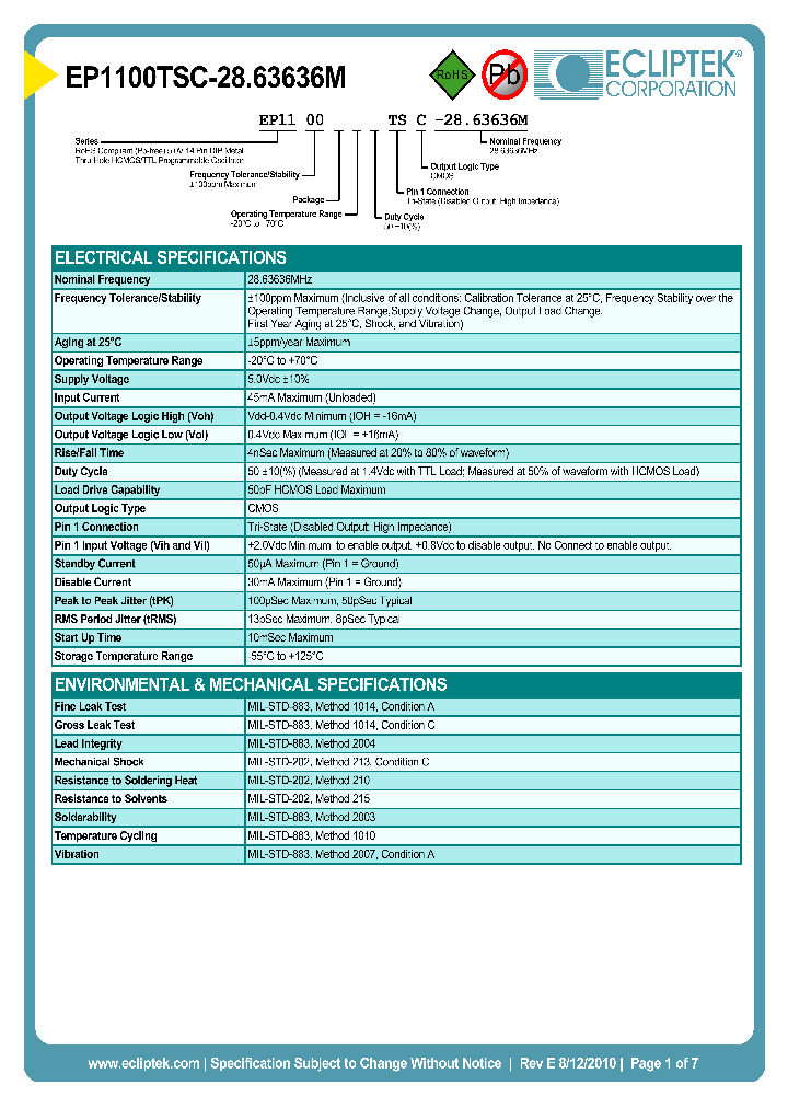 EP1100TSC-2863636M_3819664.PDF Datasheet