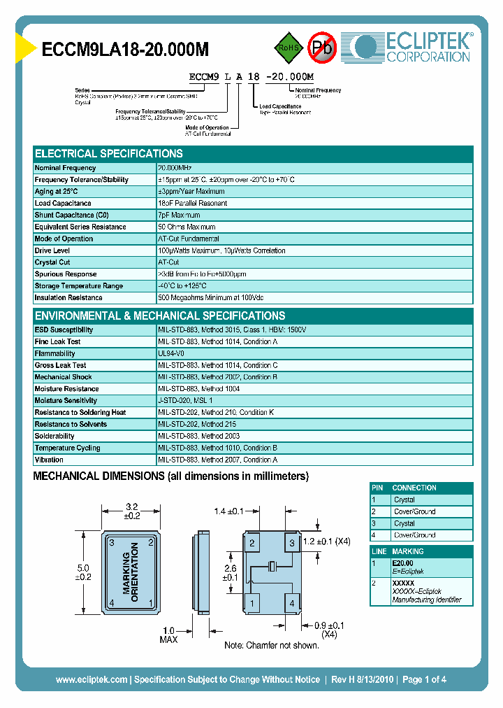 ECCM9LA18-20000M_3819864.PDF Datasheet