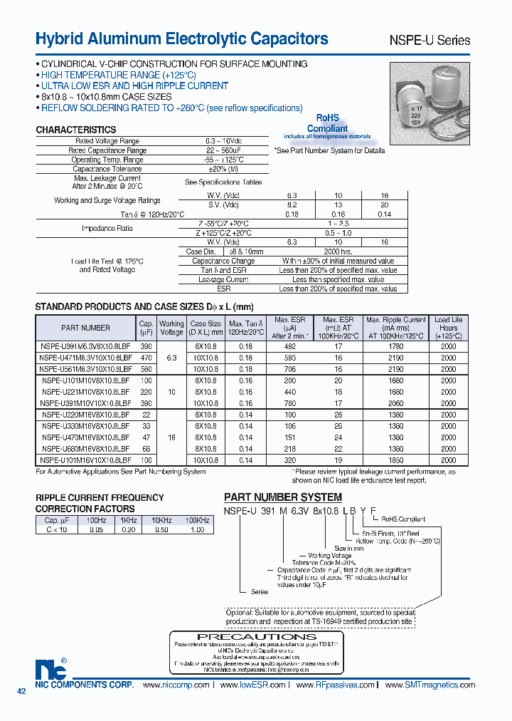 NSPE-U391M63V8X108LBF_3820263.PDF Datasheet