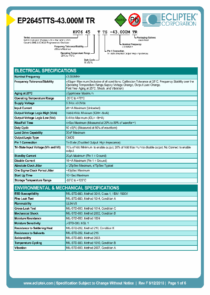 EP2645TTS-43000MTR_3823127.PDF Datasheet