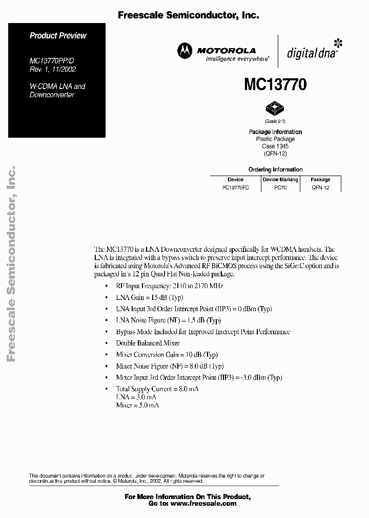 MC13770_4050633.PDF Datasheet
