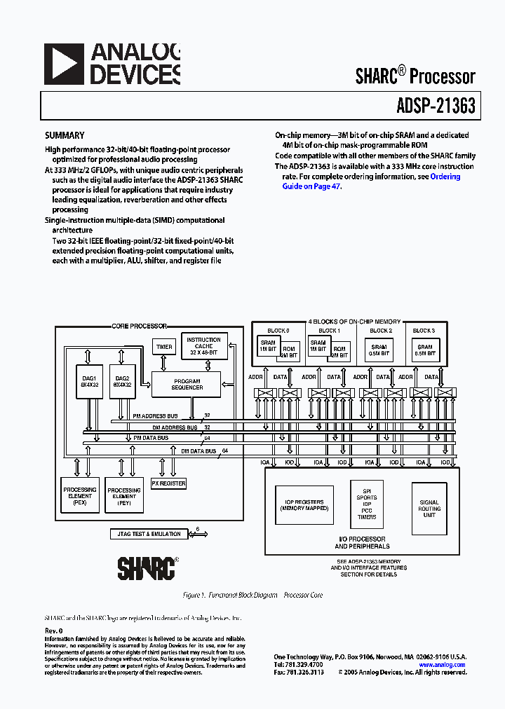 ADSP-21363WSQZ-2AA_3826739.PDF Datasheet