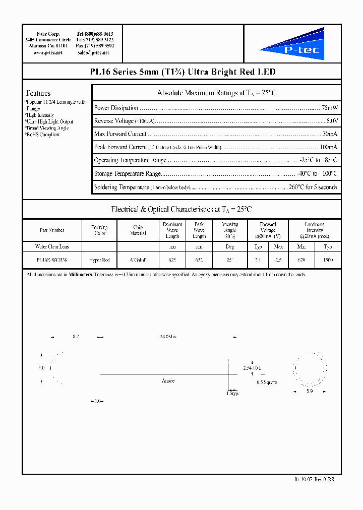 PL16E-WCR38_4076996.PDF Datasheet