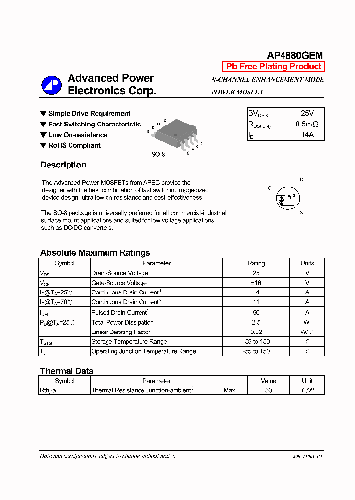 AP4880GEM_3829115.PDF Datasheet