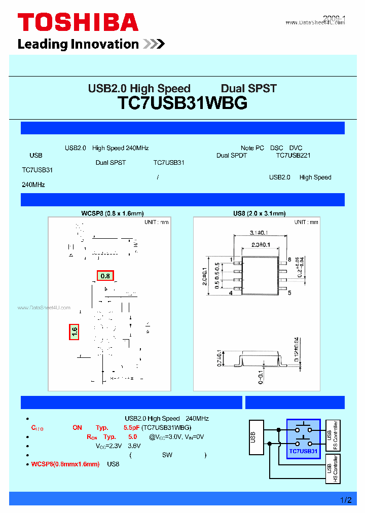 TC7USB31WBG_4083366.PDF Datasheet