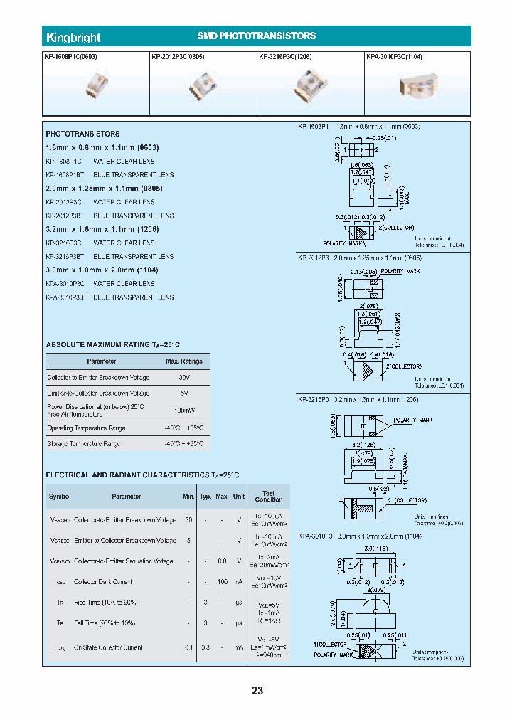 KPA-3010P3BT_3830934.PDF Datasheet Download --- IC-ON-LINE