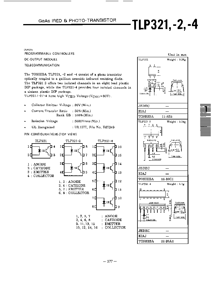 TLP321GB-LF1_3832435.PDF Datasheet