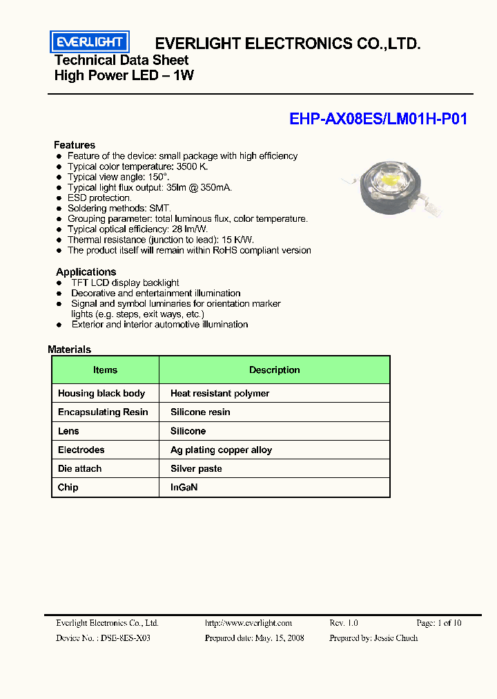 EHP-AX08ESLM01H-P01_3832789.PDF Datasheet