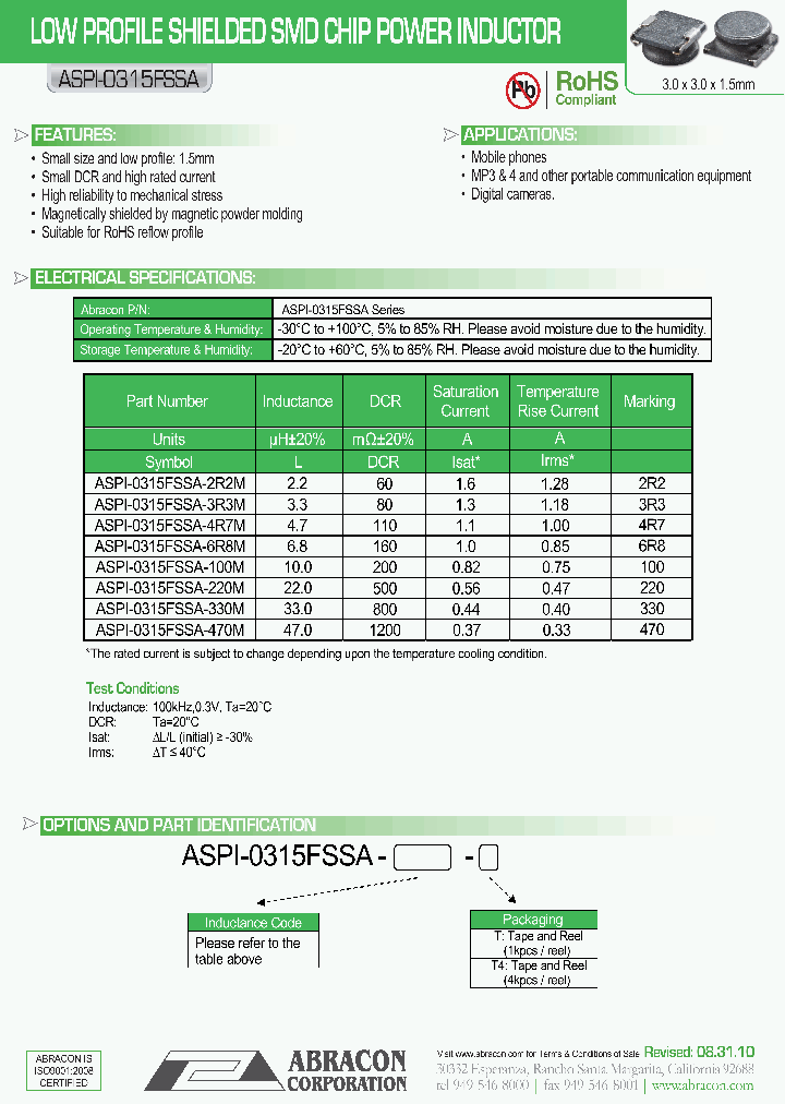 ASPI-0315FSSA-100M-T4_3838238.PDF Datasheet