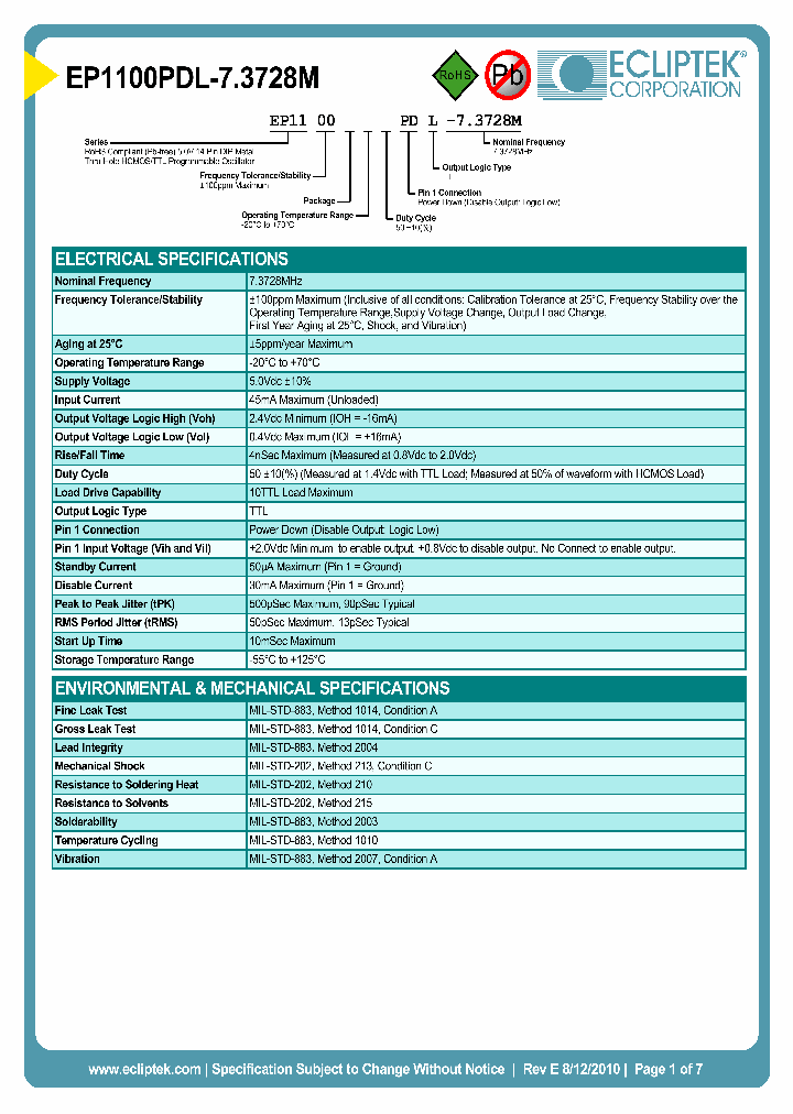 EP1100PDL-73728M_3840326.PDF Datasheet
