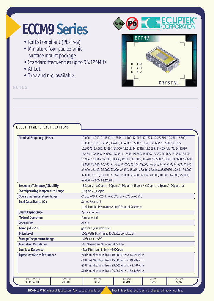 ECCM9JA10-10000M_3843878.PDF Datasheet