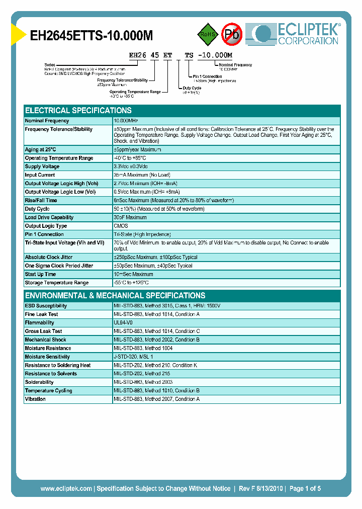 EH2645ETTS-10000M_3850698.PDF Datasheet