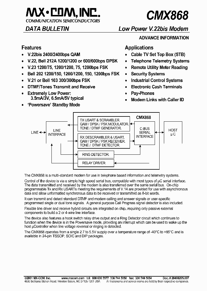 CMX868P4_3852831.PDF Datasheet