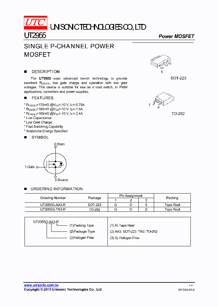 UT2955G-AA3-R_4103448.PDF Datasheet