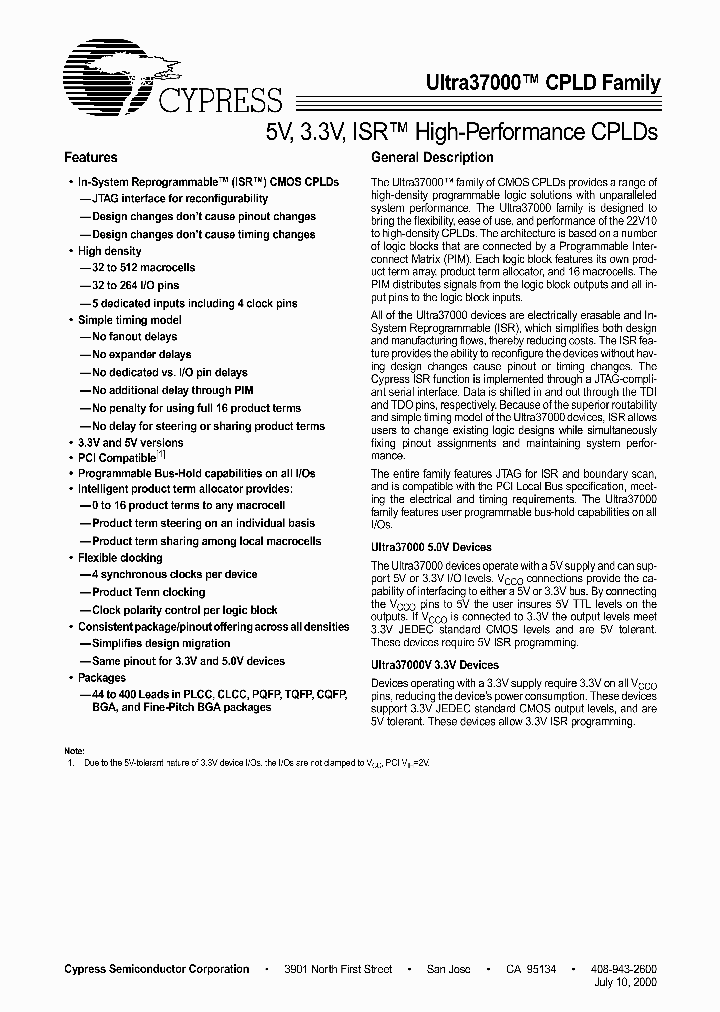 CY37128VP84-83YMB_3861144.PDF Datasheet