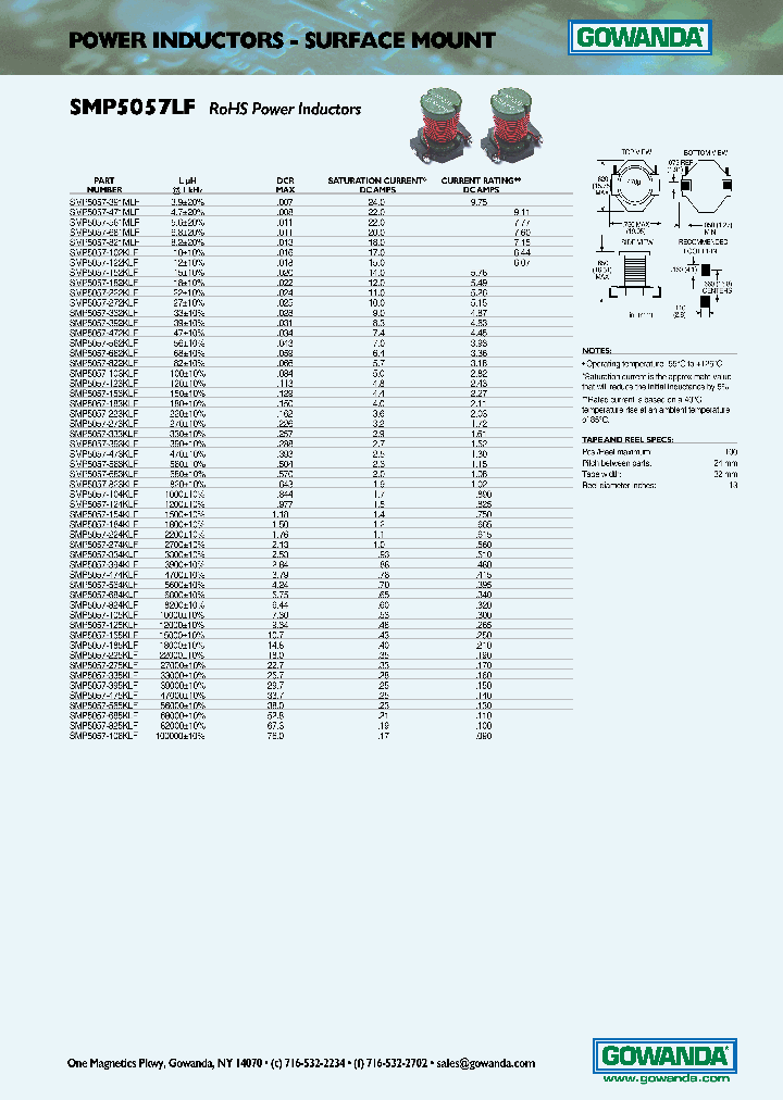 SMP5057-122KLF_3872020.PDF Datasheet