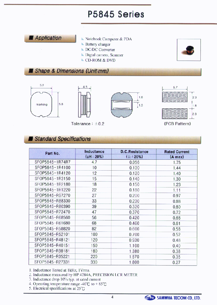 SFOP5845-1R74R7_3870979.PDF Datasheet