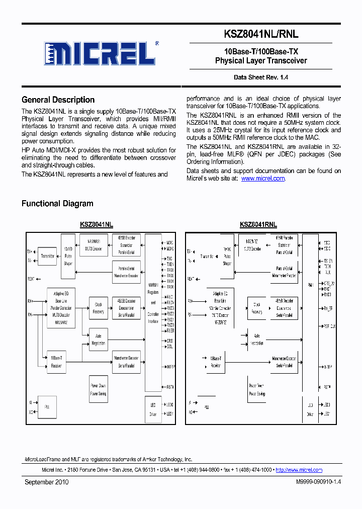 KSZ8041MNLU_3871725.PDF Datasheet