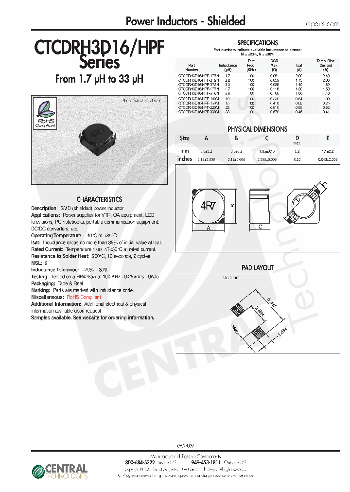 CTCDRH3D16HPF-150M_3878180.PDF Datasheet