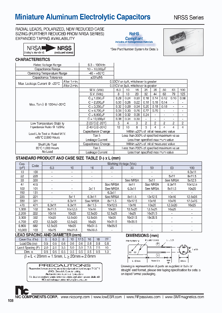 NRSS222M63V10X16TB127MMPF_3880787.PDF Datasheet
