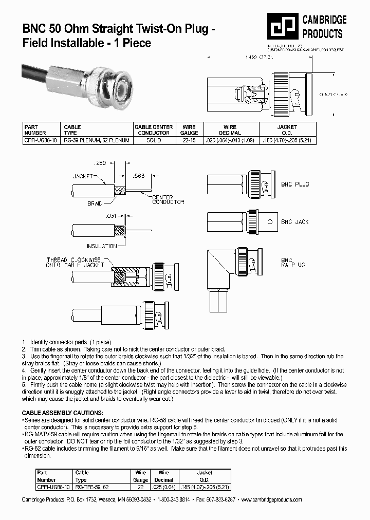 CPFI-UG88-10_3881535.PDF Datasheet