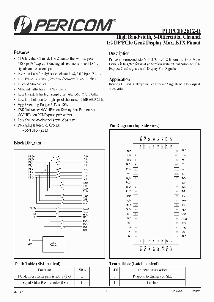 PI3PCIE2612-BZFEX_3887835.PDF Datasheet
