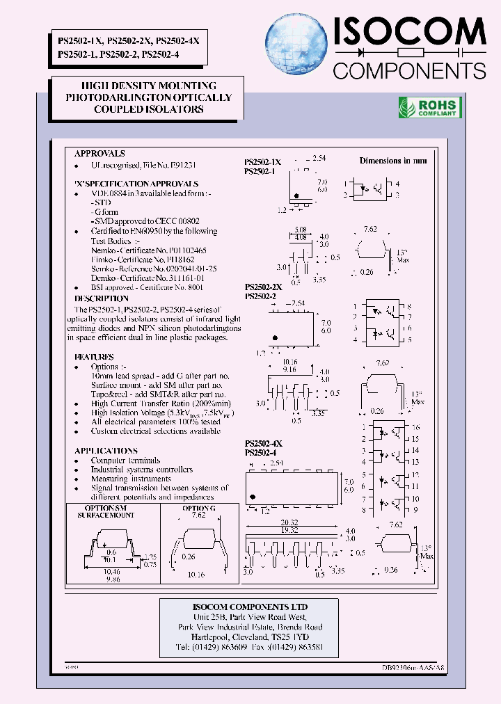 PS2502-4XSMTAMPR_3894876.PDF Datasheet