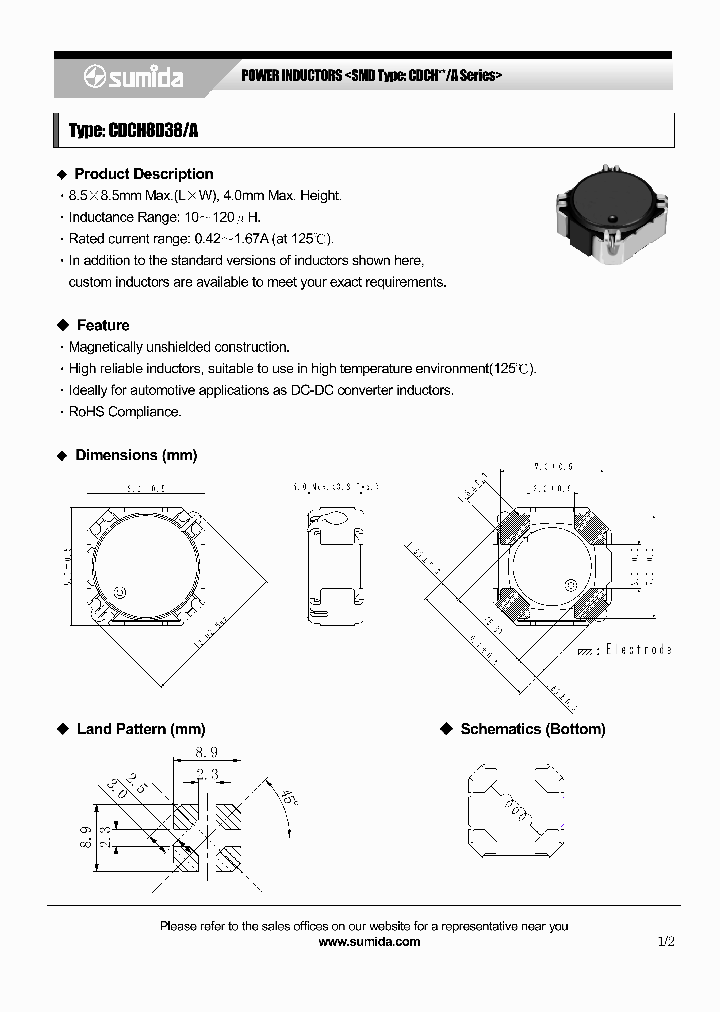 CDCH8D38ANP-330KB_3896862.PDF Datasheet