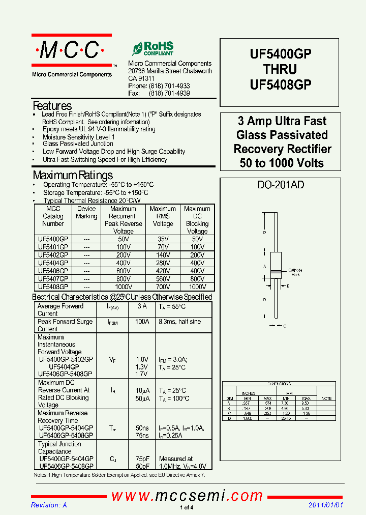 UF5408GP-AP_3899361.PDF Datasheet