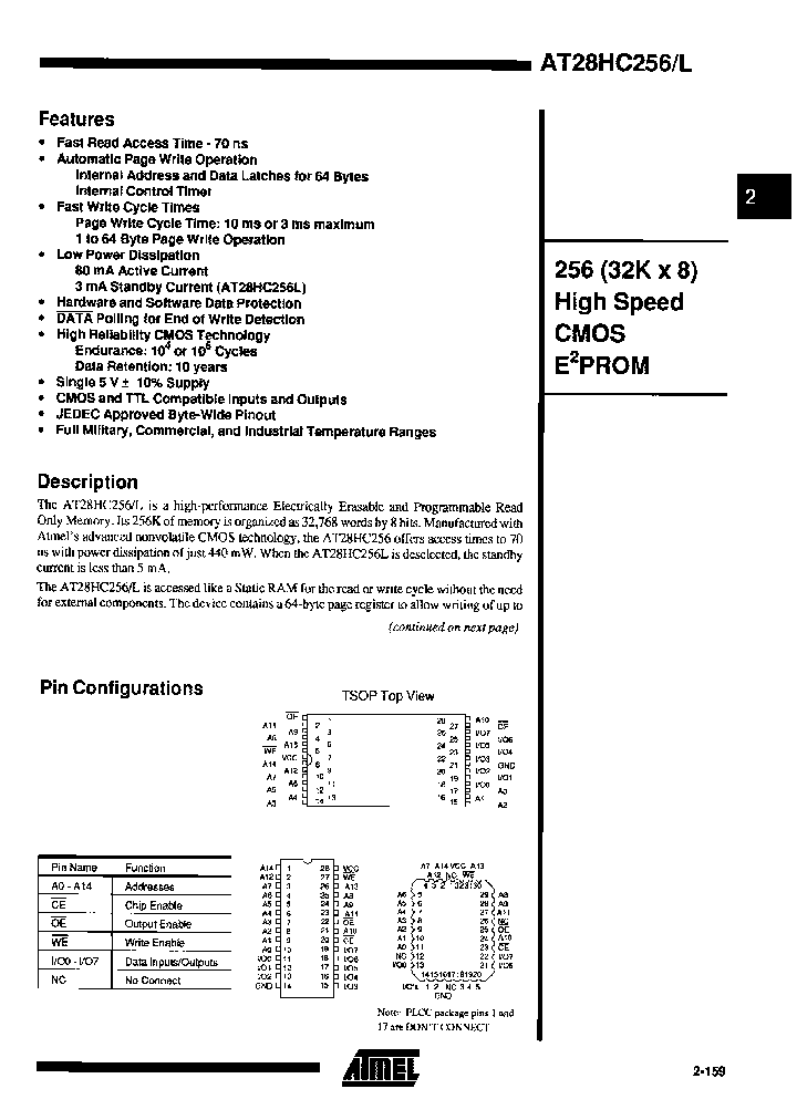 AT28HC256LE-90UI_3901247.PDF Datasheet