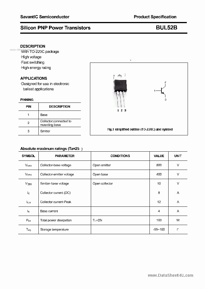 BUL52B_4145030.PDF Datasheet