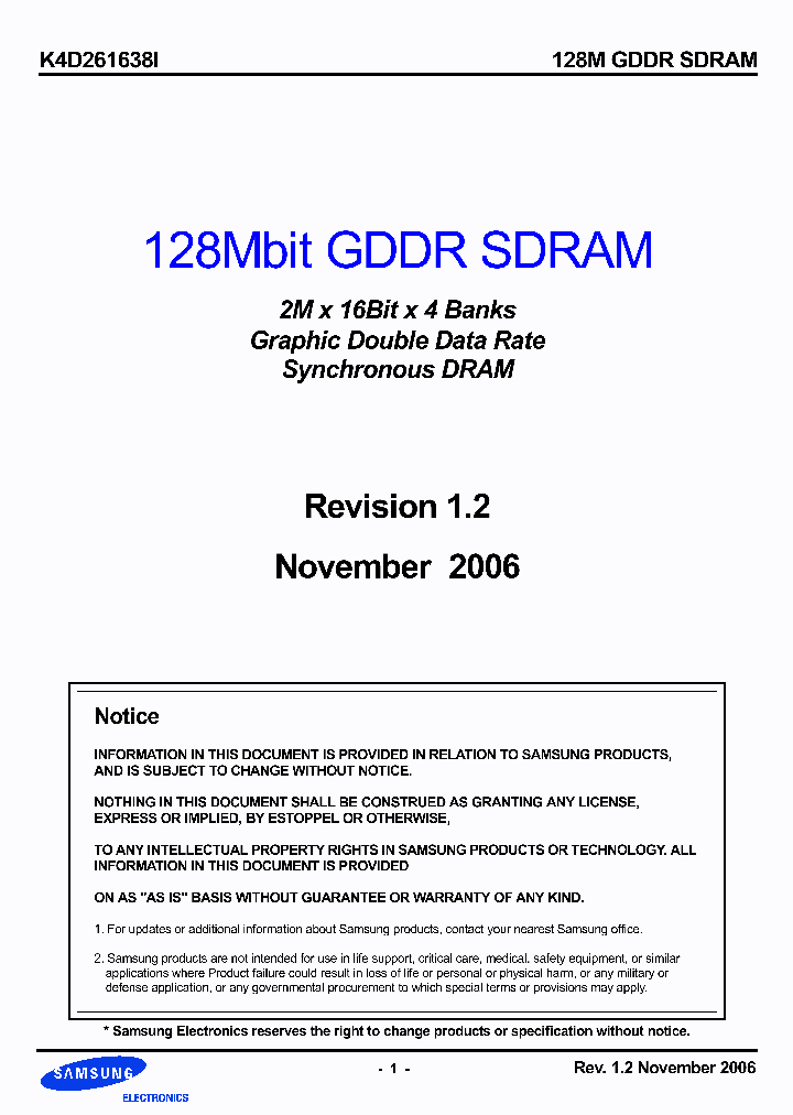 K4D261638I-TC400_3908174.PDF Datasheet