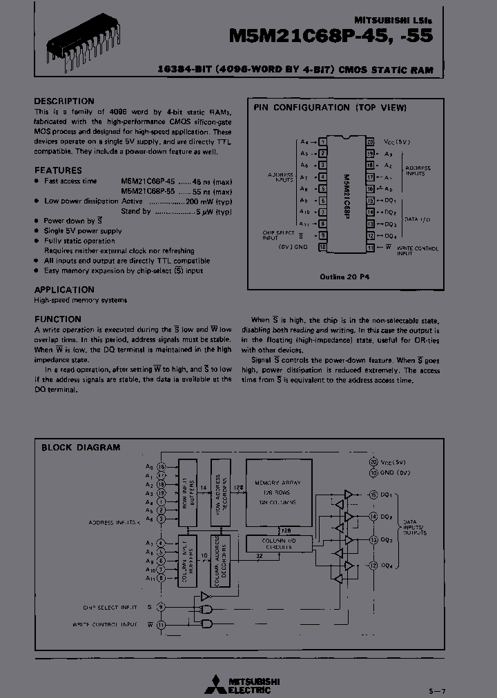 M5M21C68P-45_3910148.PDF Datasheet