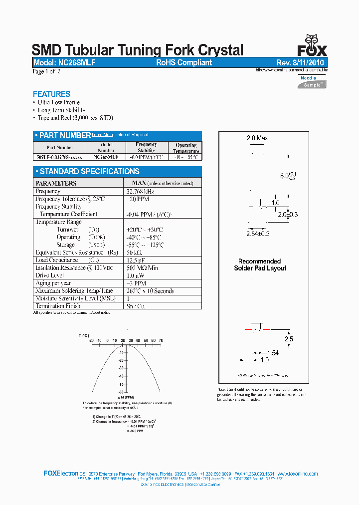 NC26SMLF-0032768MHZ-EZM12510_3907121.PDF Datasheet