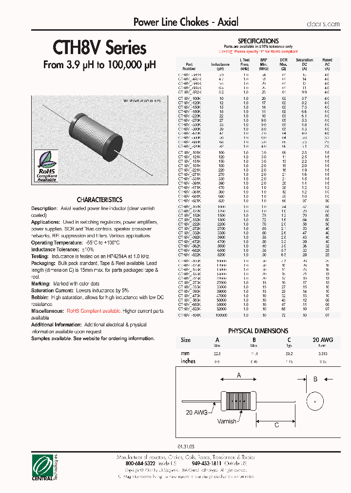 CTH8V-120K_3915555.PDF Datasheet