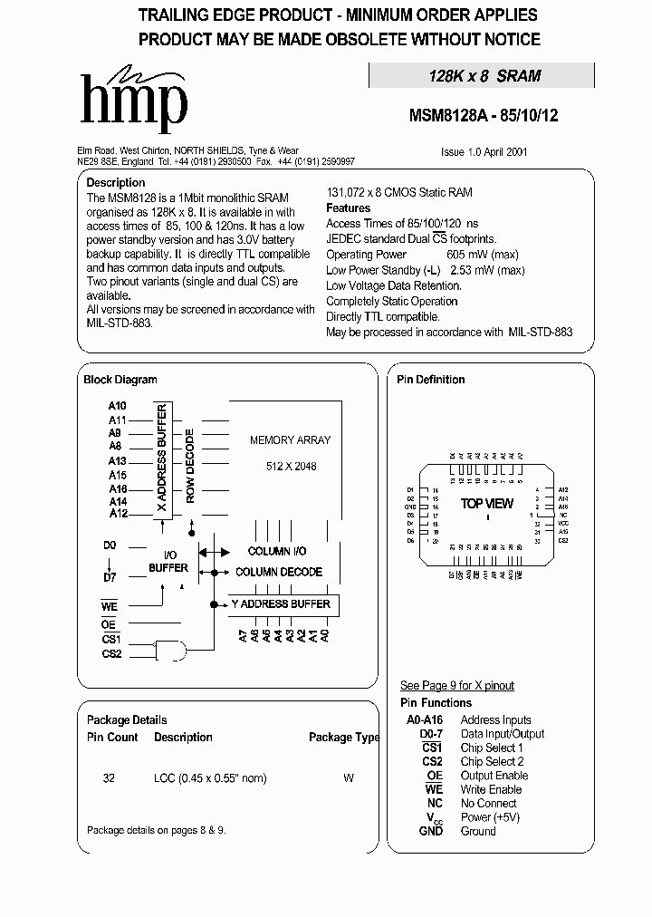 MSM8128WAMB-70_3917107.PDF Datasheet