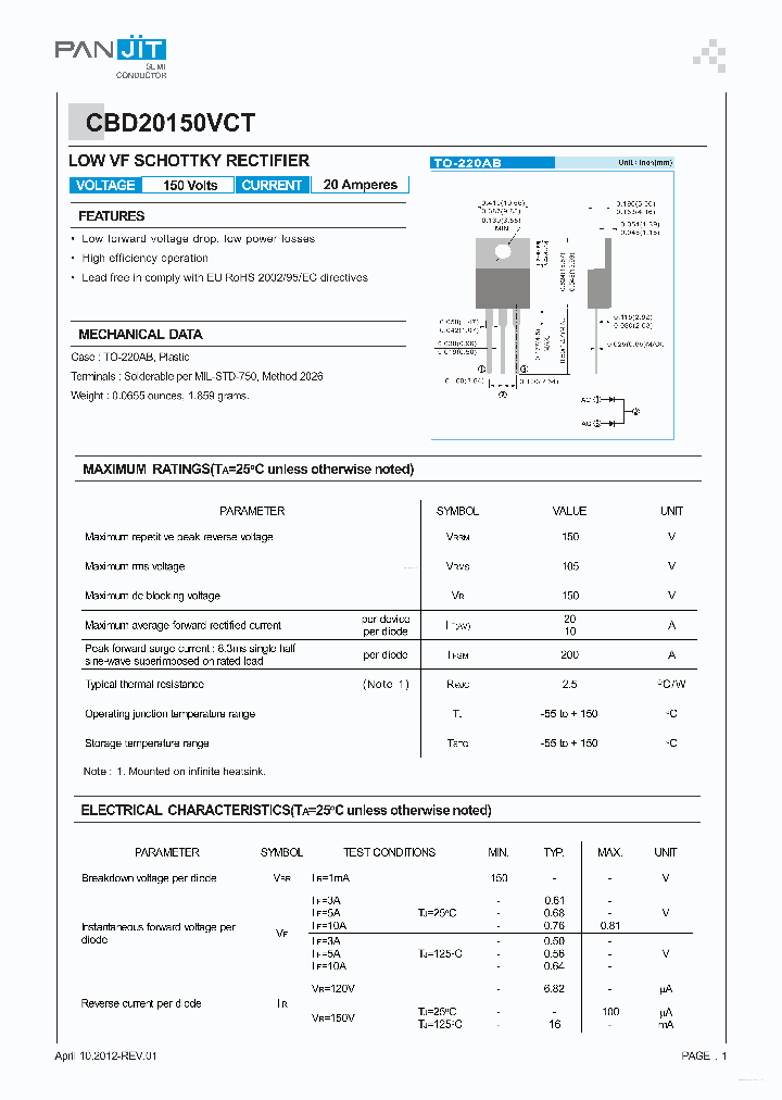 CBD20150VCT_4154015.PDF Datasheet