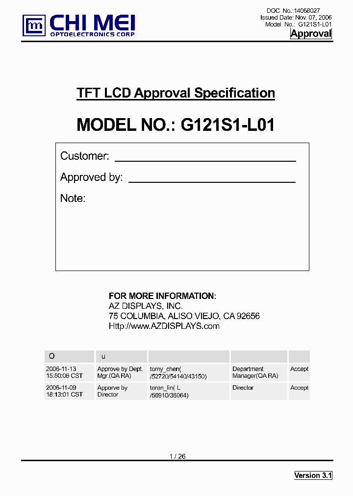 G121S1-L01_4159652.PDF Datasheet