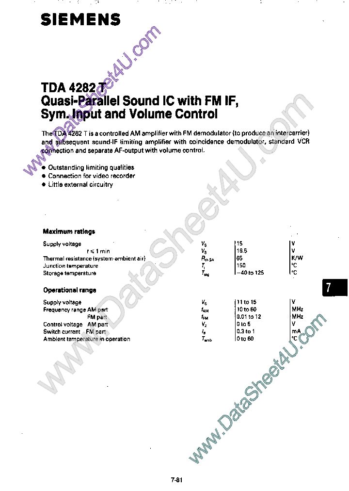 TDA4282T_4160923.PDF Datasheet