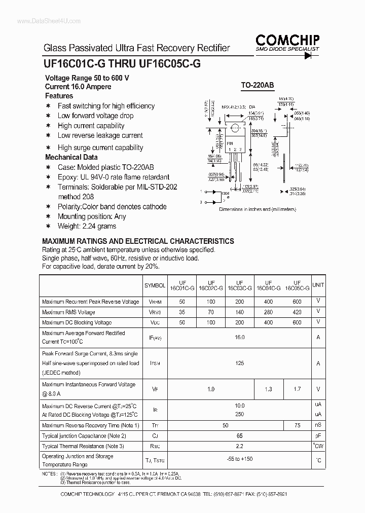 UF16C01C-G_4161016.PDF Datasheet