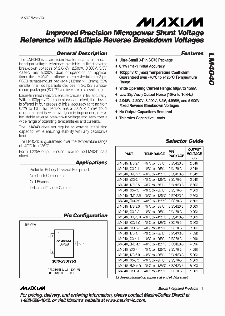 LM4040CEX3-25-T_3965059.PDF Datasheet