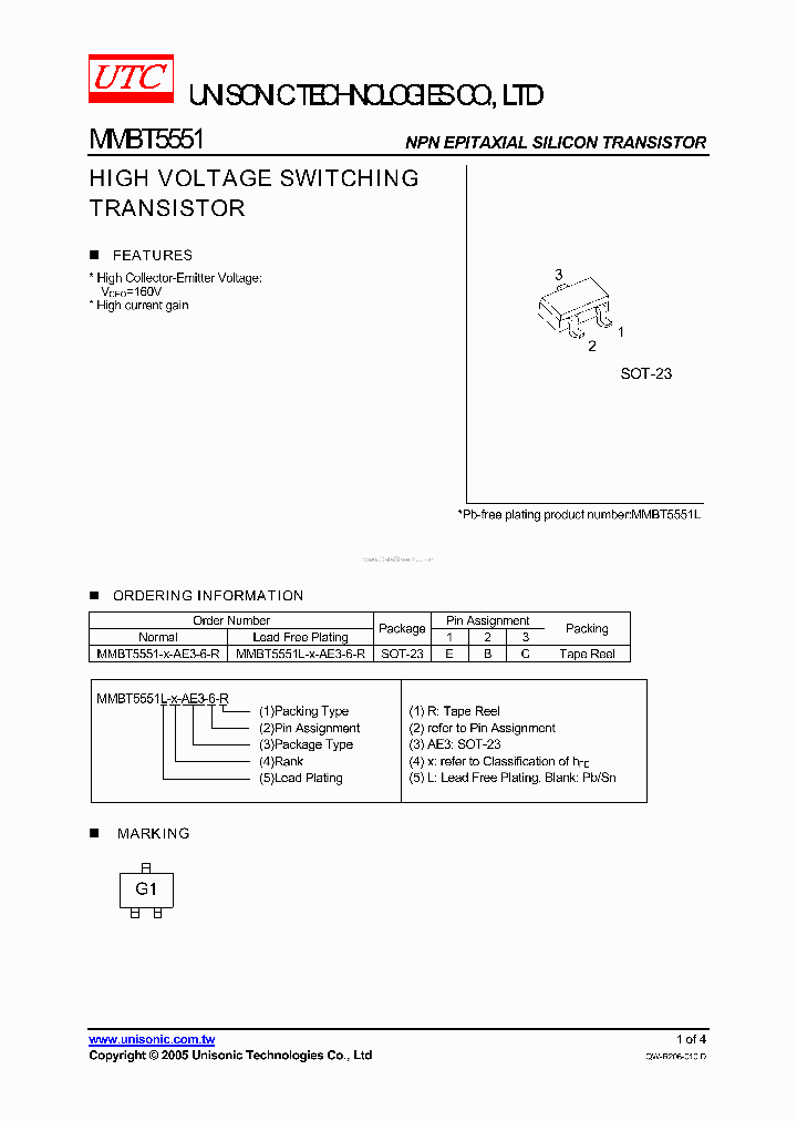 MMBT5551_4186149.PDF Datasheet