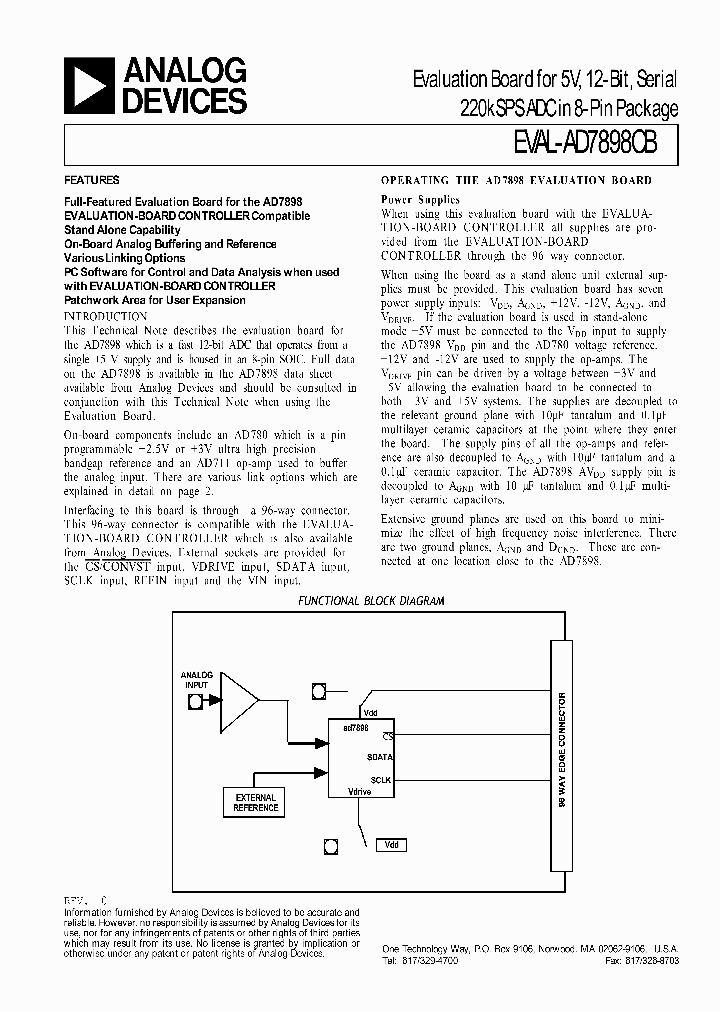 EVAL-AD7898CB_4028407.PDF Datasheet