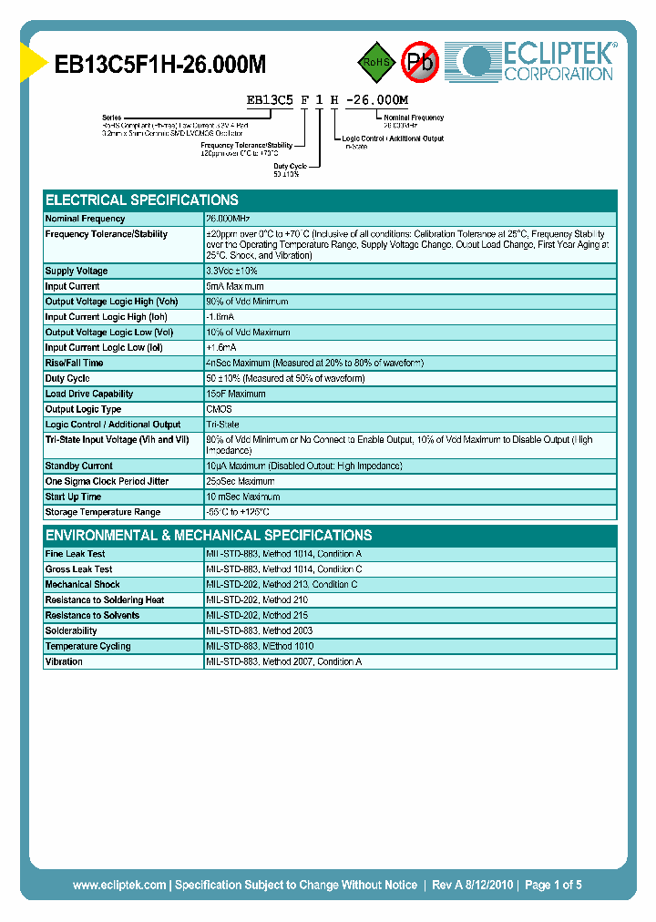 EB13C5F1H-26000M_4023126.PDF Datasheet