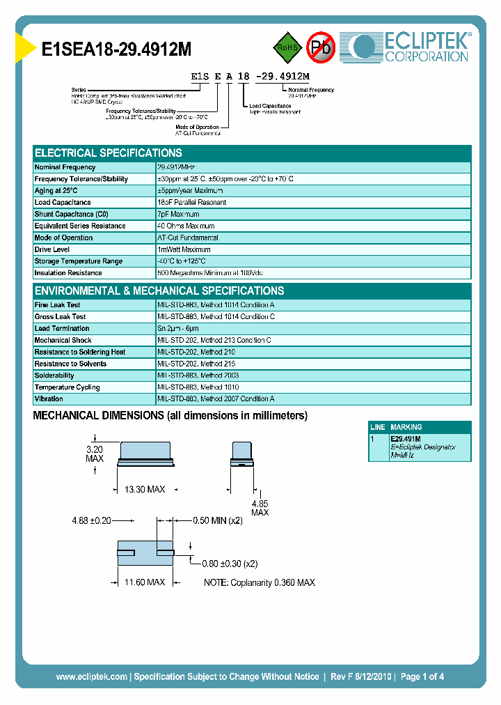 E1SEA18-294912M_4069631.PDF Datasheet