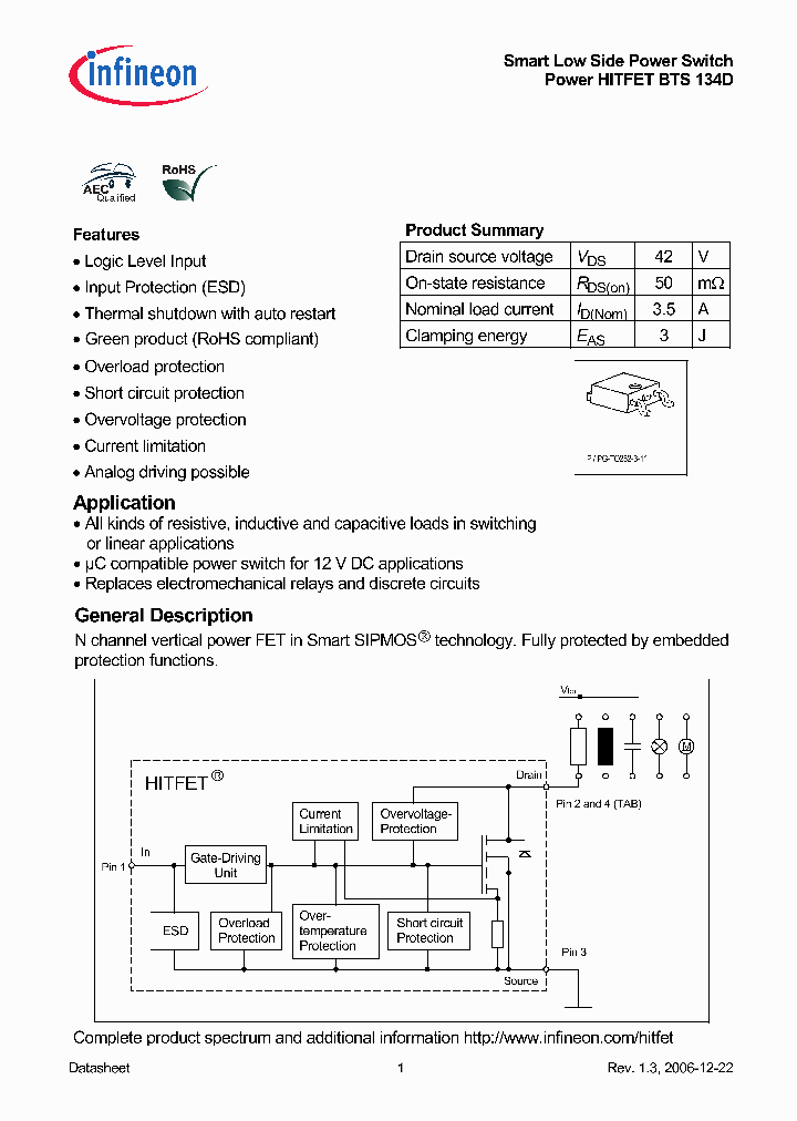 BTS134D_4208832.PDF Datasheet