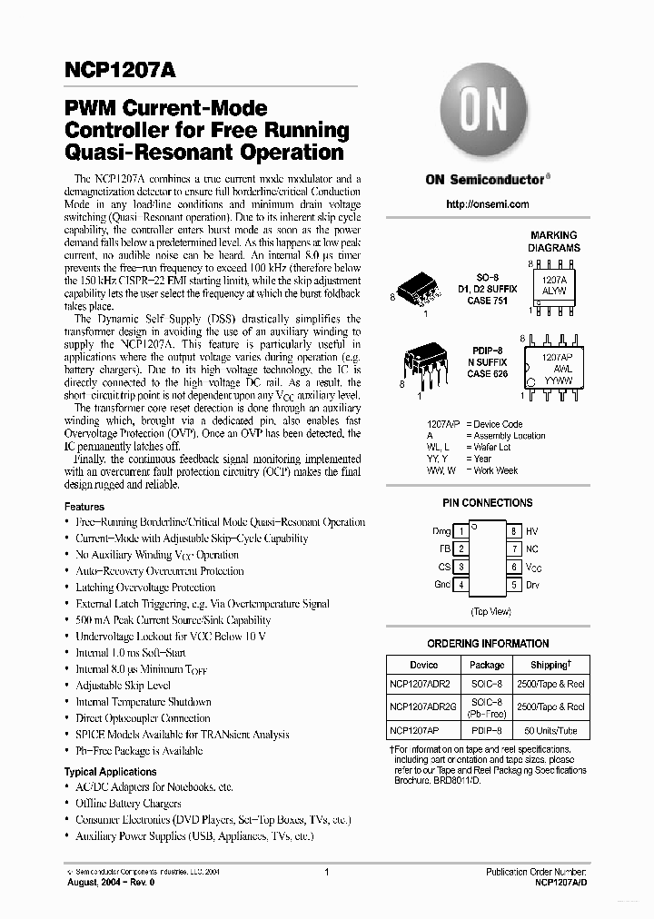 1207A_4222508.PDF Datasheet Download --- IC-ON-LINE