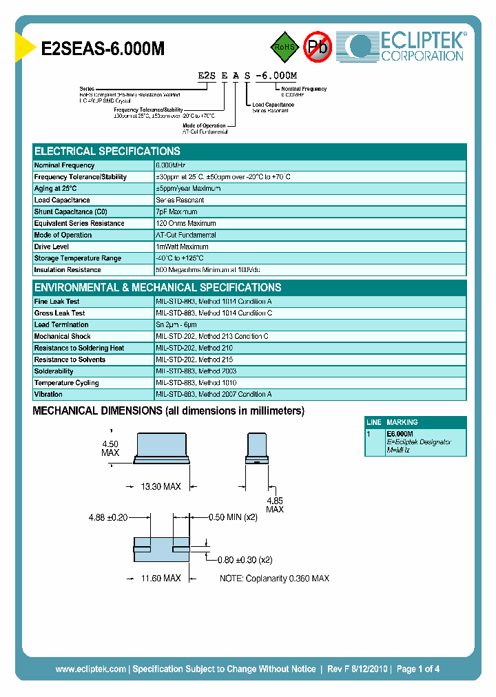 E2SEAS-6000M_4095630.PDF Datasheet