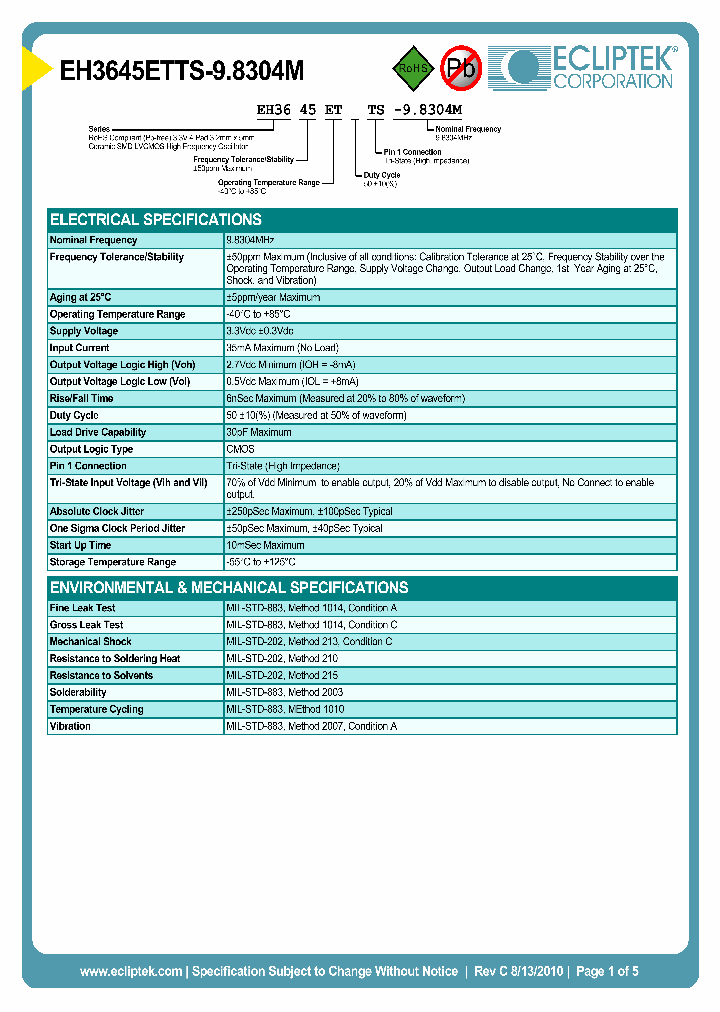 EH3645ETTS-98304M_4109643.PDF Datasheet