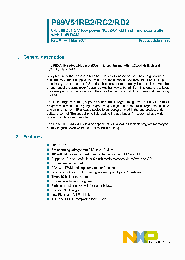 P89V51RB2_4247643.PDF Datasheet